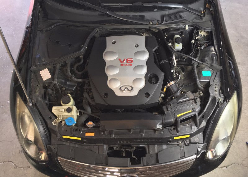 HPS Black Silicone Post MAF Air Intake Hose For Infiniti 03-07 G35 Coupe & Sedan 3.5L V6-Performance-BuildFastCar