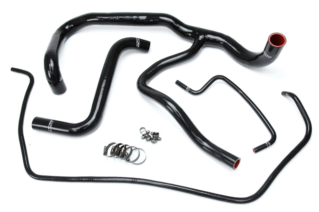 HPS Performance 57-1594R-BLK Silicone Radiator Coolant Hose Kit For 15+ Escalade Suburban Tahoe Silverado Yukon Sierra