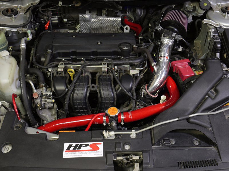 HPS Red Silicone Radiator+Heater Hose Kit Mitsubishi 08-17 Lancer 2.0/2.4L-Performance-BuildFastCar