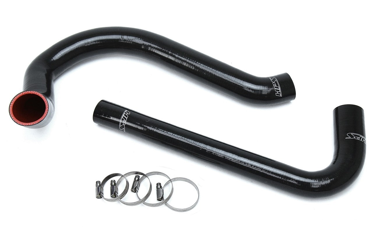 HPS Performance 57-1627-BLK Silicone Radiator Coolant Hose Kit For 87-95 Jeep Wrangler YJ 2.5L