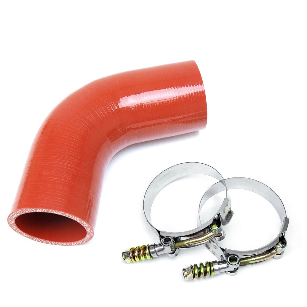 HPS Performance HPS 6-Ply Silicone Transmission Oil Cooler Hose Kit For 08-16 Mack LEU / 08-16 Mack MRU / 10-15 Mack MRU613 / Volvo Mack MP7 Engine Replace OE# 22891994
