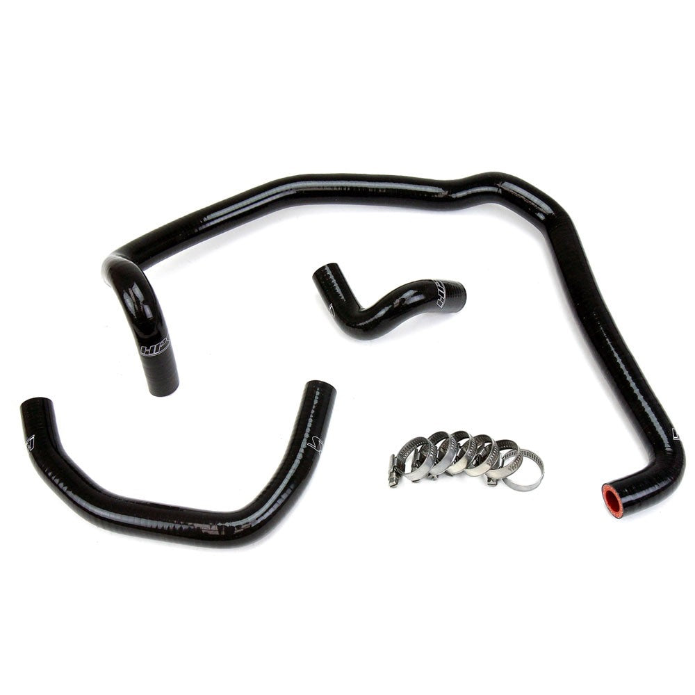 HPS Performance 57-1746H-BLK Silicone Heater Coolant Hose Kit For 95-04 Toyota Tacoma 2.4L & 2.7L 4Cyl