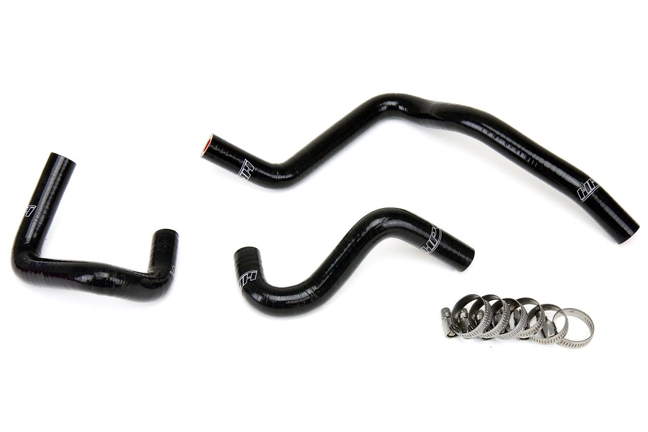 HPS Performance 57-1748-BLK Silicone Engine Oil Cooler Coolant Hose Kit for 350Z FX35 M35 G35 3.5L VQ35DE