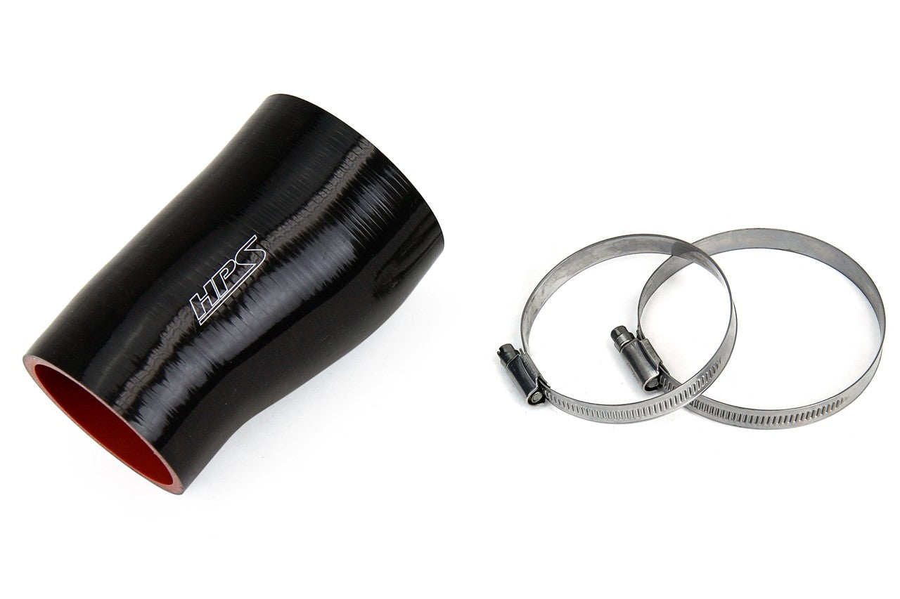 HPS Black Silicone Post MAF Air Intake Hose Kit for Honda 17-19 Civic Type R 2.0L Turbo-Air Intake Systems-BuildFastCar