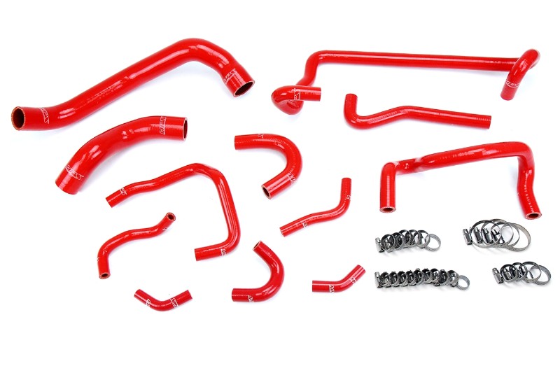 HPS Red Silicone Radiator+Heater Hose Kit for 89-94 Nissan Skyline GTR R32 Turbo-Performance-BuildFastCar