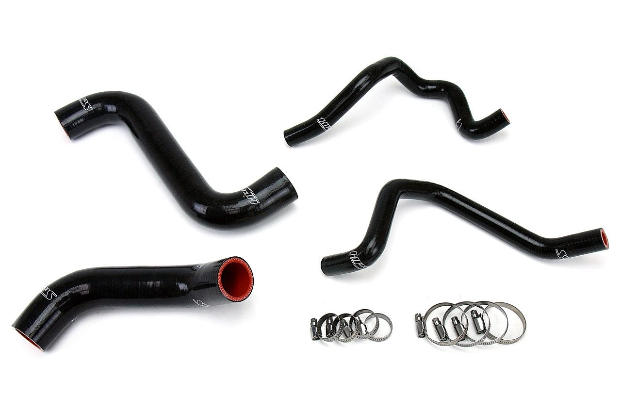 HPS Performance 57-1811-BLK Silicone Radiator/Heater Coolant Hose Kit For 05-07 Subaru Impreza WRX STI 2.0L 2.5L Turbo