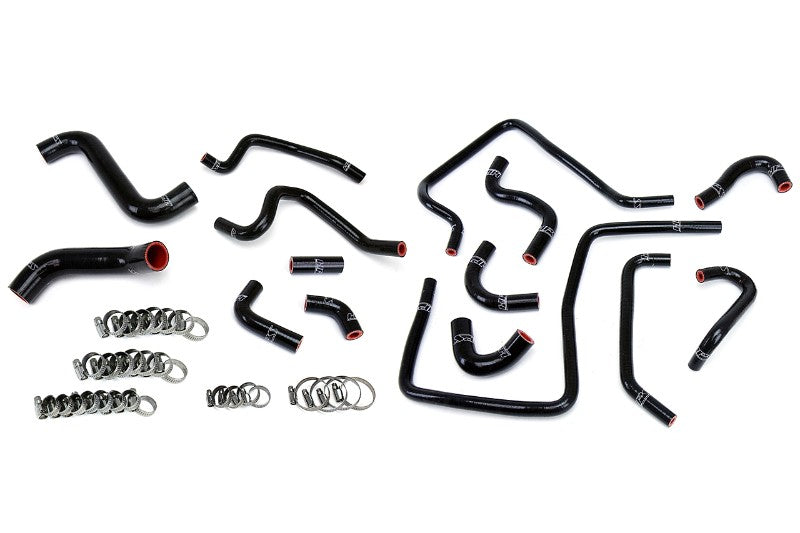 HPS Performance 57-1812-BLK Silicone Radiator/Heater/Ancillary Coolant Hose Kit For 02-03 Subaru Impreza WRX 2.0L Turbo