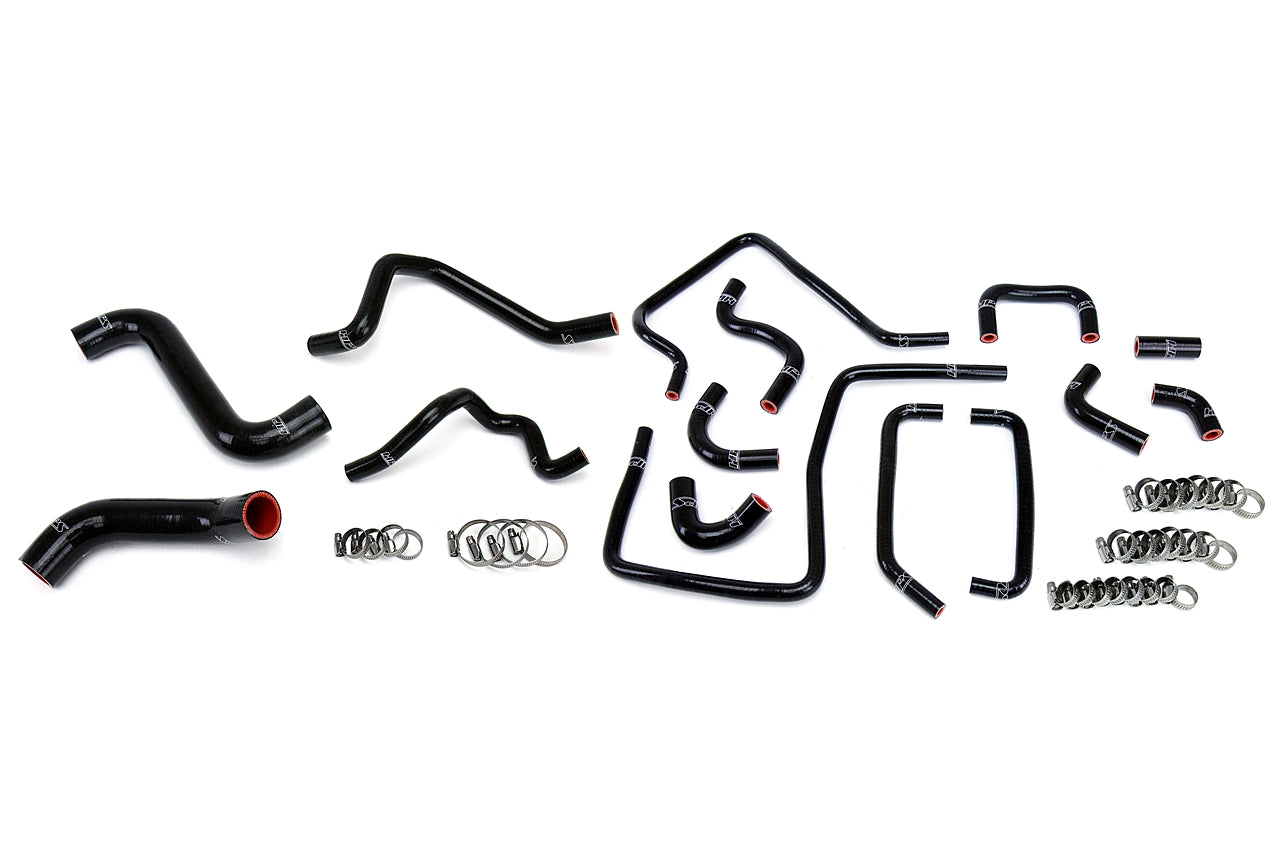 HPS Performance 57-1814-BLK Silicone Radiator/Heater/Ancillary Coolant Hose Kit For 05 Subaru Impreza WRX 2.0L / WRX STi 2.5L
