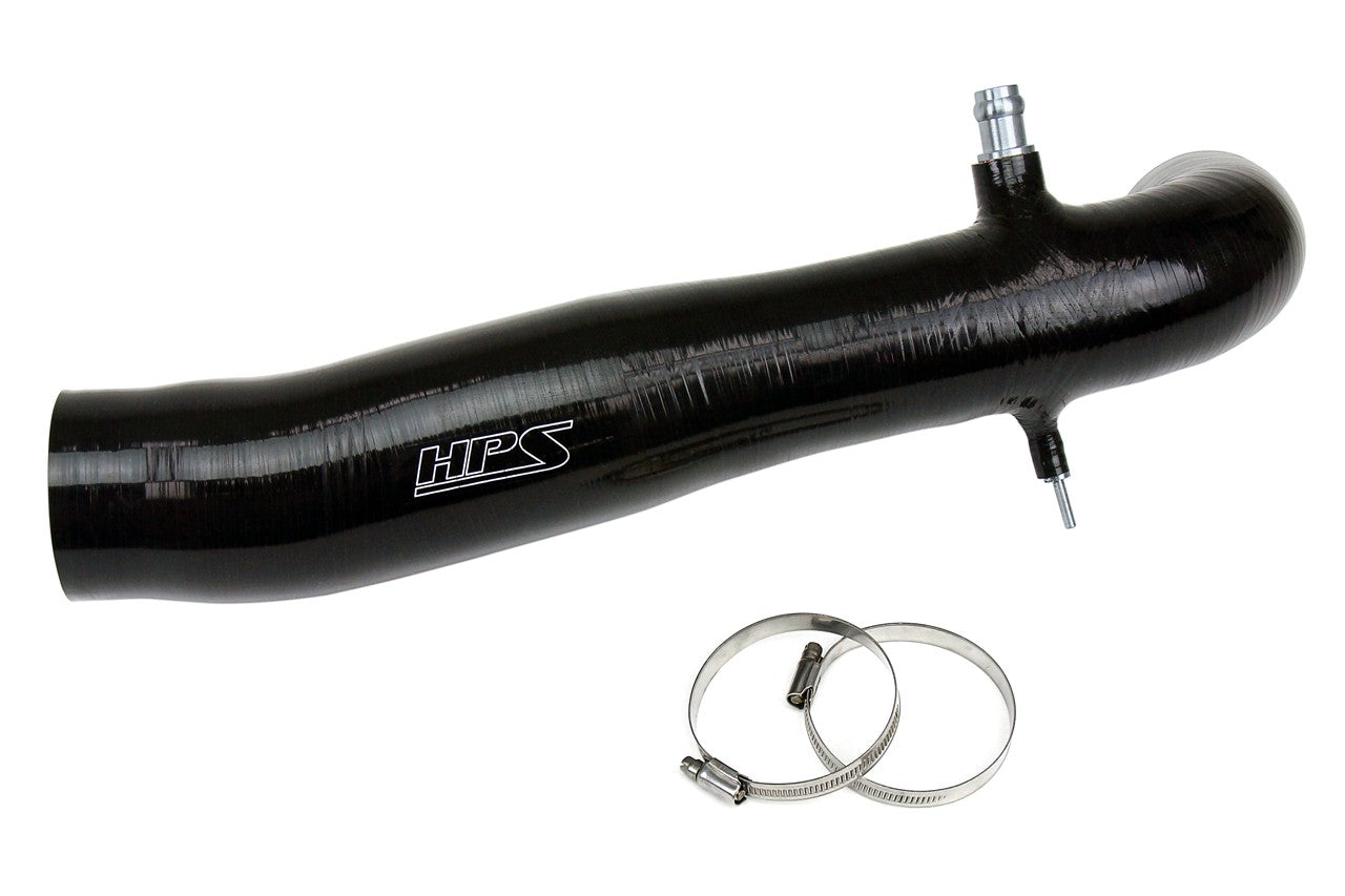 HPS Black Reinforced Silicone Post MAF Air Intake Hose Kit for Toyota 05-19 Tacoma 2.7L 4Cyl