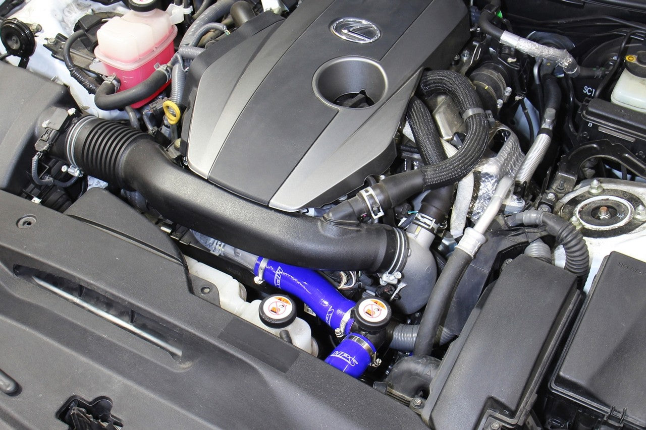 HPS Blue 3-Ply Silicone Radiator Coolant Hose Kit For 16-17 Lexus IS200t/18-25 IS300 2.0L Turbo