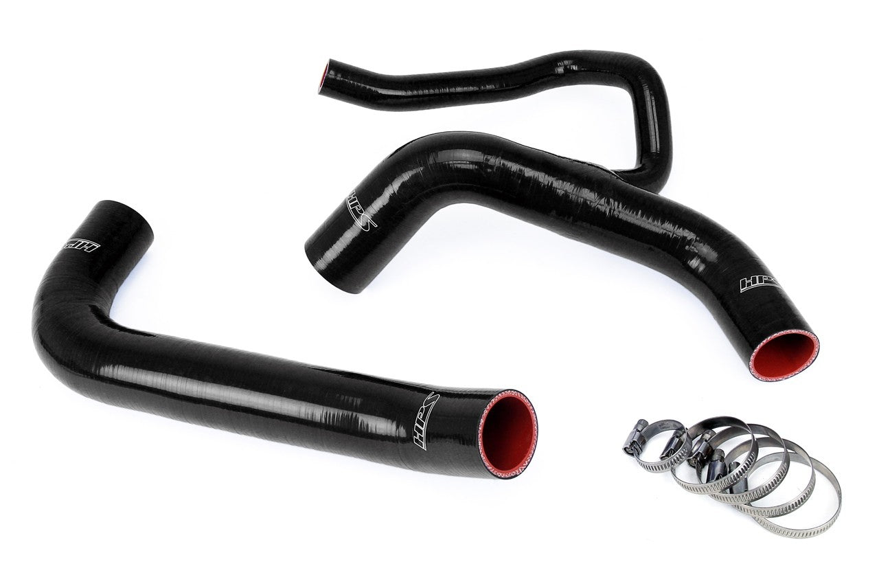 HPS Performance 57-1848-BLK Silicone Radiator Coolant Hose Kit For 15-23 Dodge Charger / Challenger Hellcat 6.2L