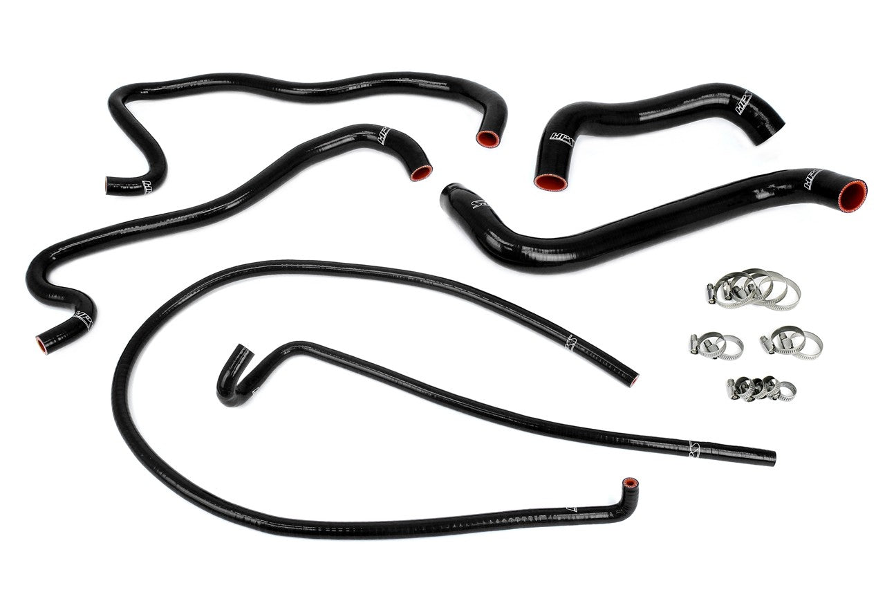 HPS Performance 57-1861-BLK Silicone Radiator/Heater Coolant Hose Kit For 2008-2009 Pontiac G8 GT 6.0L