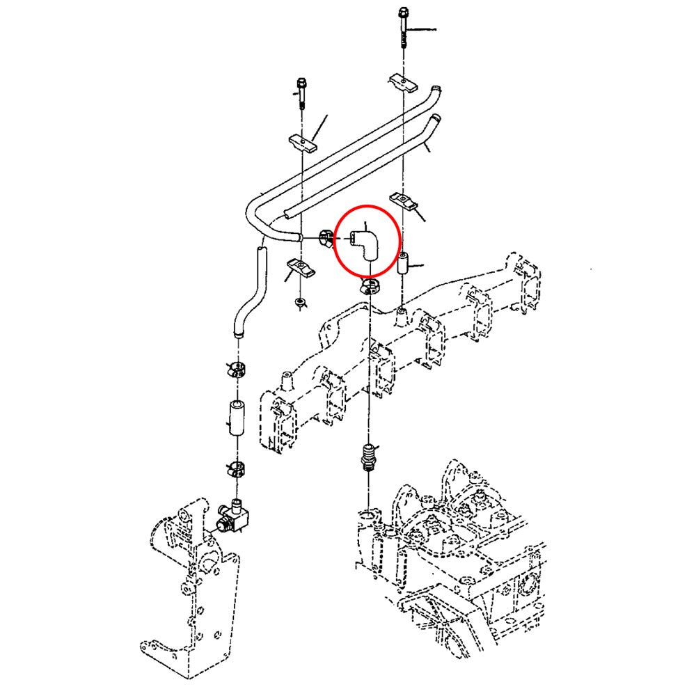 HPS 57-1881-BLUE Oil Cooler Hose Kit 90-93 Dodge D250 W250 B-series 57-1881-BLUE