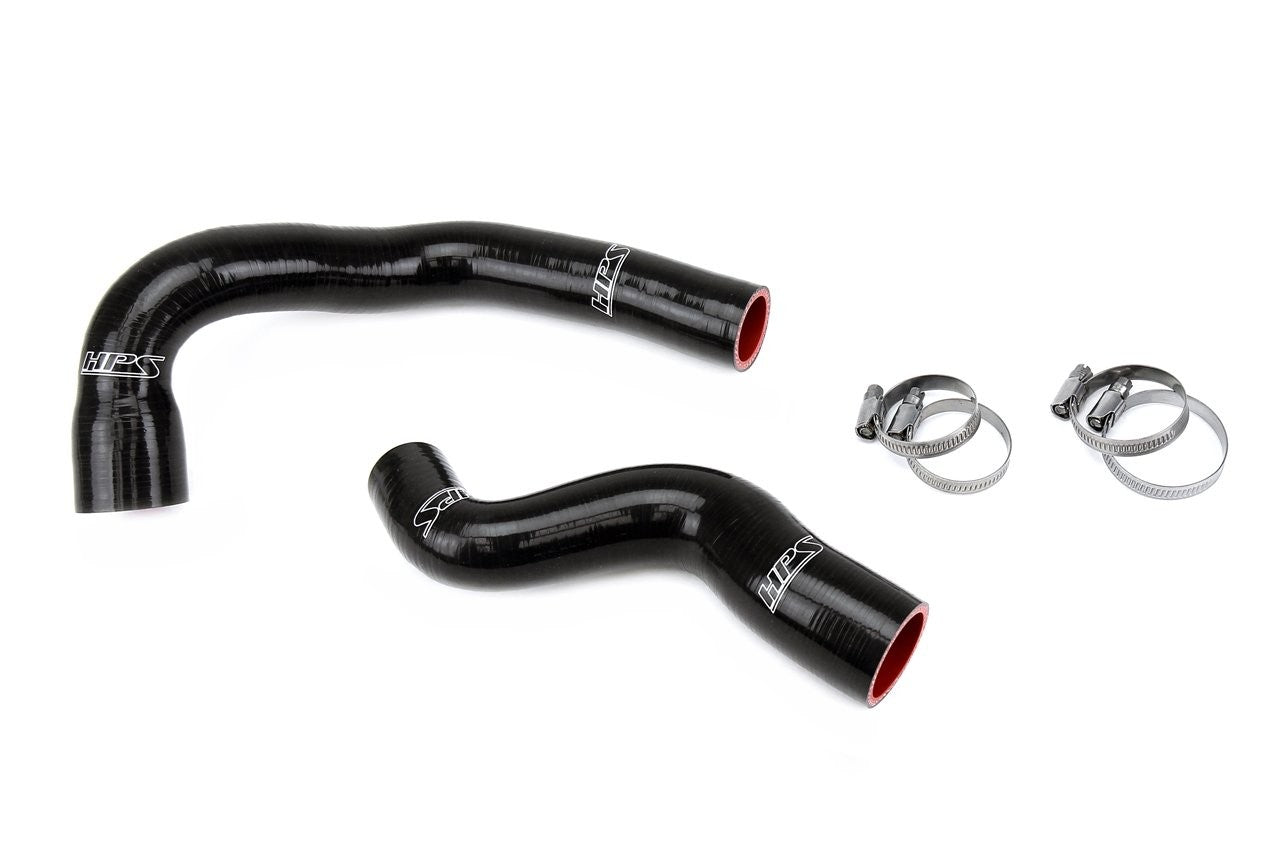 HPS Performance 57-1979-BLK Silicone Radiator Coolant Hose Kit For 87-93 Mercedes-Benz 190E 2.6L W124