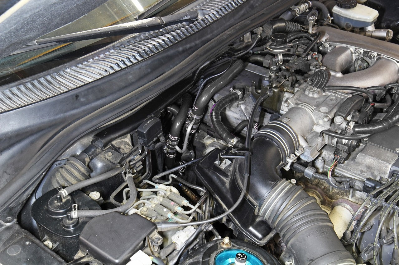 HPS Black Silicone Heater Hose Kit for 1993-1998 Toyota Supra 3.0L Non Turbo