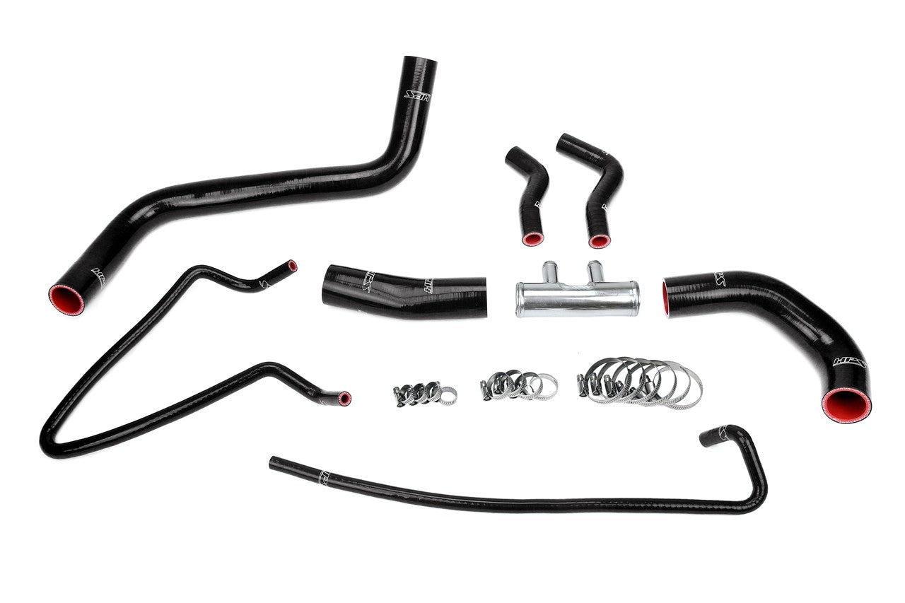 HPS Performance 57-2064-BLK Silicone Radiator Coolant Hose Kit For 11-14 Ford F150 3.5L EcoBoost / 3.7L V6