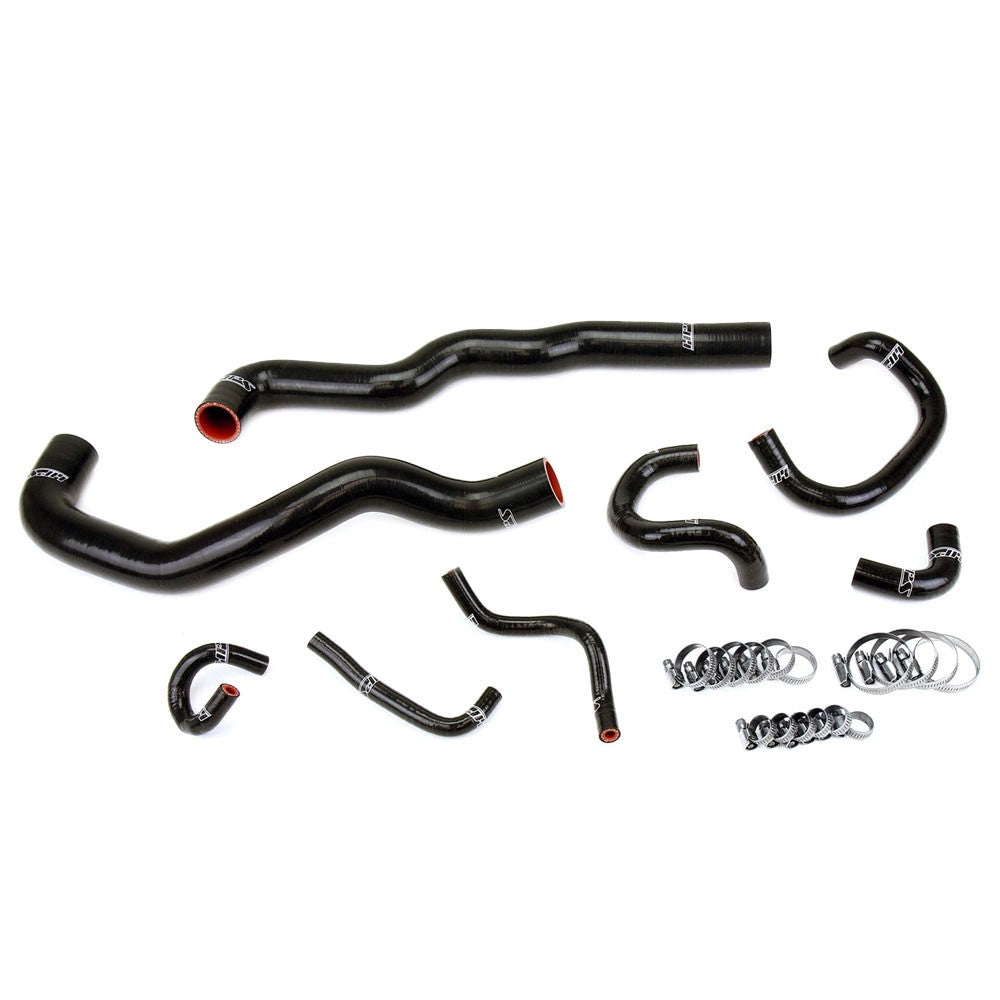 HPS Performance 57-2081-BLK Silicone Radiator/Heater/Throttle Body Coolant Hose Kit For 98-05 Lexus GS300 GS400 2JZ-GTE VVT-i Swap
