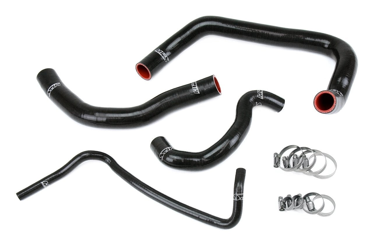 HPS Performance 57-2084-BLK Silicone Radiator Coolant Hose Kit For 15-17 Volkswagen GTI 2.0L Turbo MK7