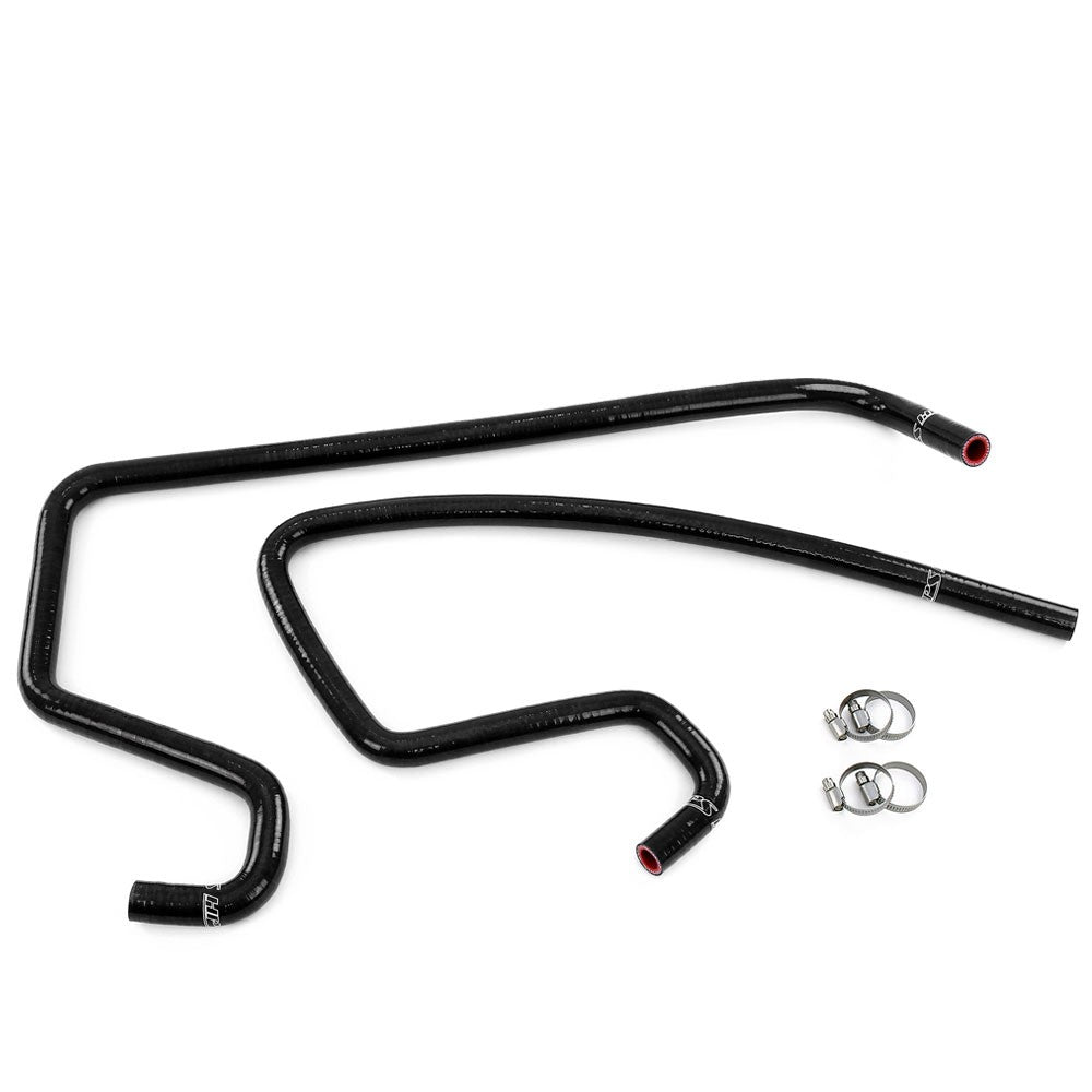 HPS Performance 57-2114-BLK Silicone Heater Coolant Hose Kit For 99-01 Jeep Cherokee XJ 4.0L RHD