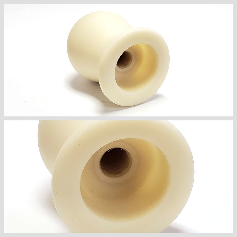 BFC Universal Bone White Front Performance Style Shift Knob 10mm x 1.25 Thread