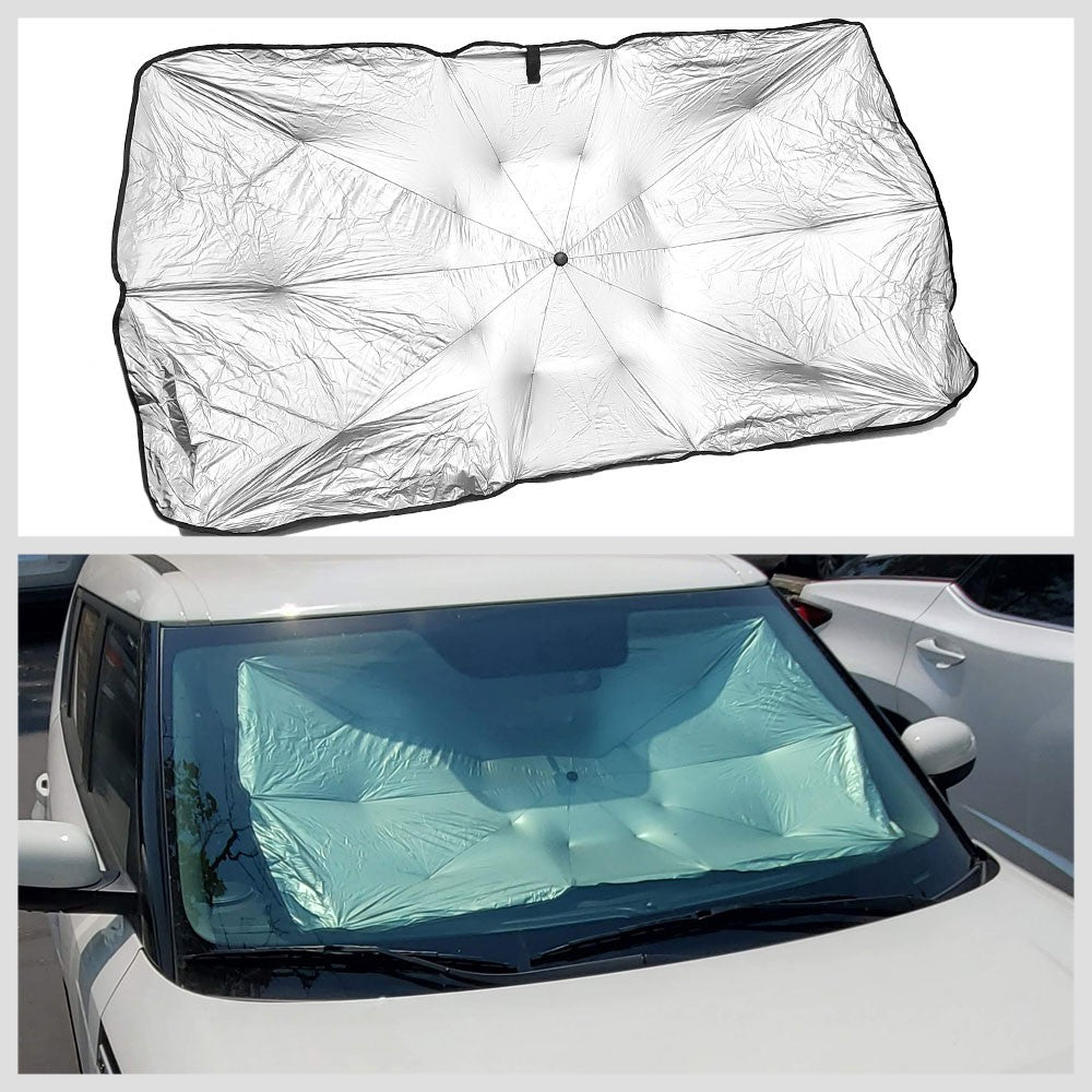 BFC Car Windshield Window UV Sun Shade Protect Heat Cover Umbrella+Carry Bag