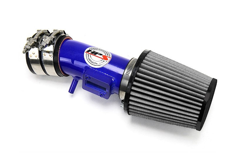 HPS Blue Shortram Air Intake Kit with Filter For 09-13 Honda Fit 1.5L-Air Intake Systems-BuildFastCar-827-102BL