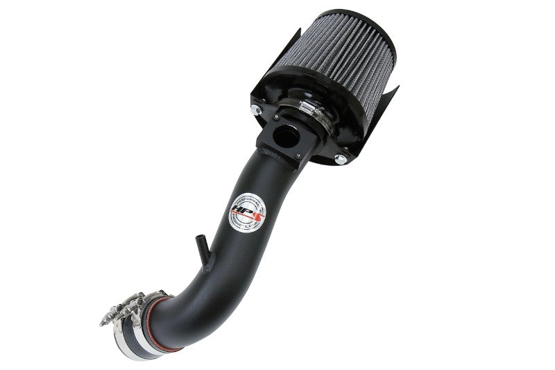 HPS Black Shortram Air Intake Kit+Heatshield with Filter For 08-14 Mitsubishi Lancer 2.0L/2.4L-Air Intake Systems-BuildFastCar-827-162WB