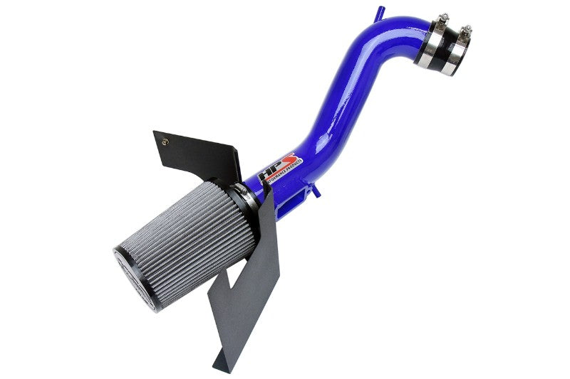 HPS Blue Shortram Air Intake+Heatshield+Filter For 97-98 Toyota Supra 3.0L I6-Air Intake Systems-BuildFastCar-827-200BL