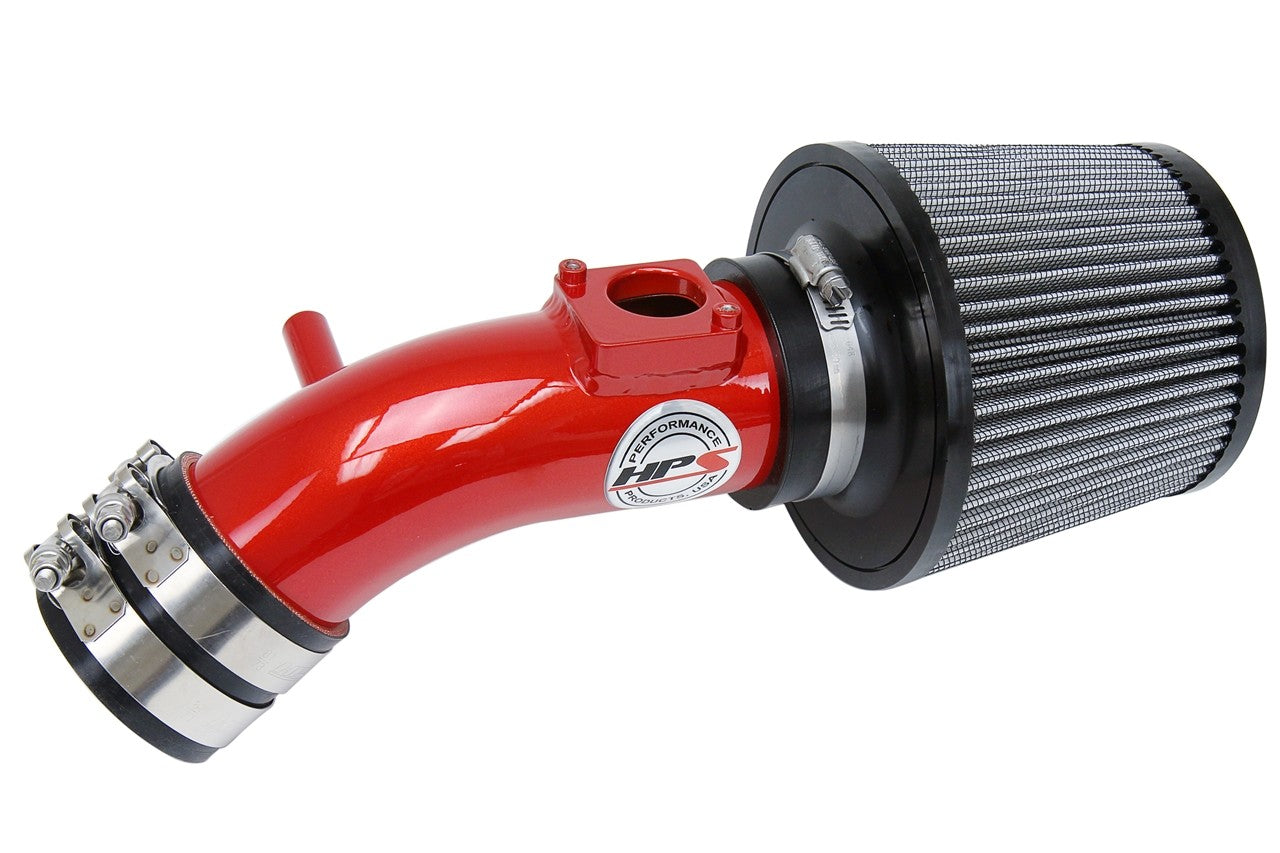 HPS Performance Red Shortram Air Intake for 2009-2013 Mazda Mazda6 2.5L-Air Intake Systems-BuildFastCar-827-272R