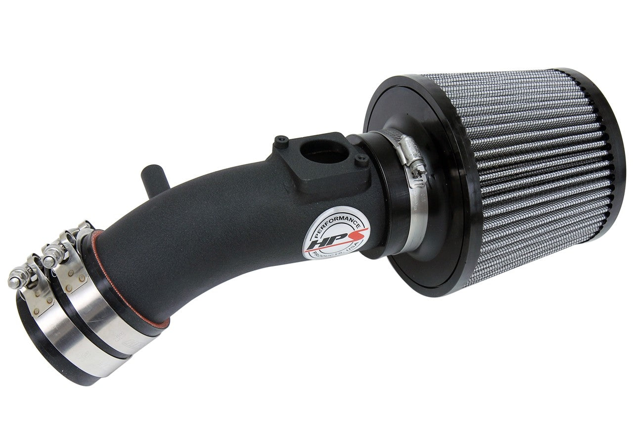 HPS Performance Black Shortram Air Intake for 2009-2013 Mazda Mazda6 2.5L-Air Intake Systems-BuildFastCar-827-272WB