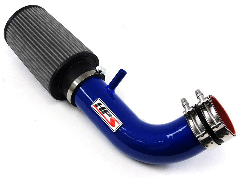 HPS Blue Shortram Air Intake Kit with Filter For 07-11 Jeep Wrangler 3.8L V6-Air Intake Systems-BuildFastCar-827-300BL
