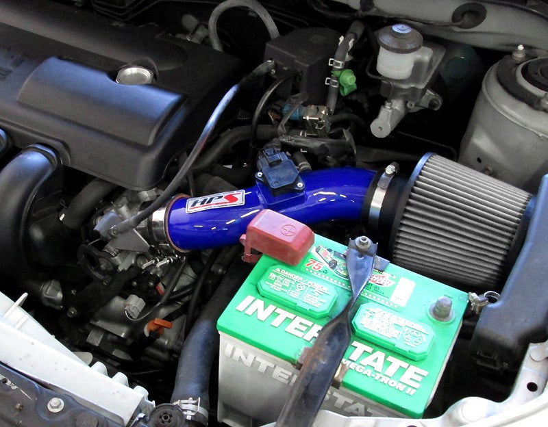 HPS Performance Blue Shortram Air Intake for 2003-2004 Pontiac Vibe 1.8L-Air Intake Systems-BuildFastCar-827-513BL-1