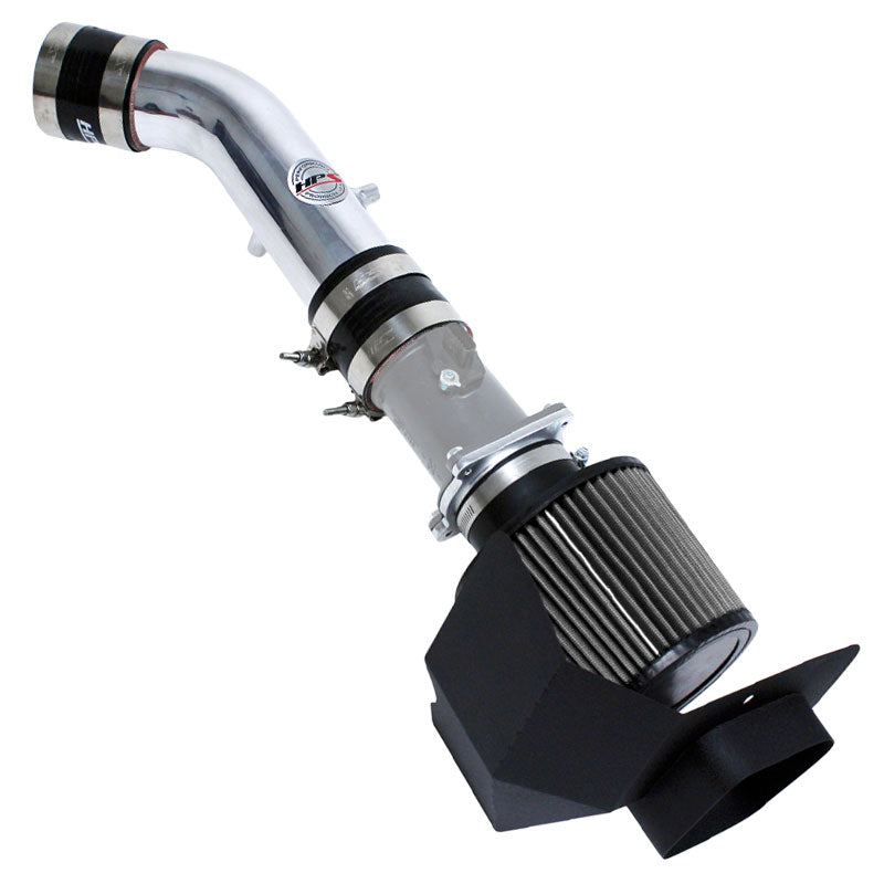 HPS Polish Shortram Air Intake Heat Shield Kit For 03-06 Nissan 350Z 3.5L V6 Z33