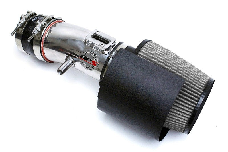 HPS Polish Shortram Air Intake+Heatshield+Filter For 09-17 Nissan Maxima V6 3.5L-Air Intake Systems-BuildFastCar-827-533P