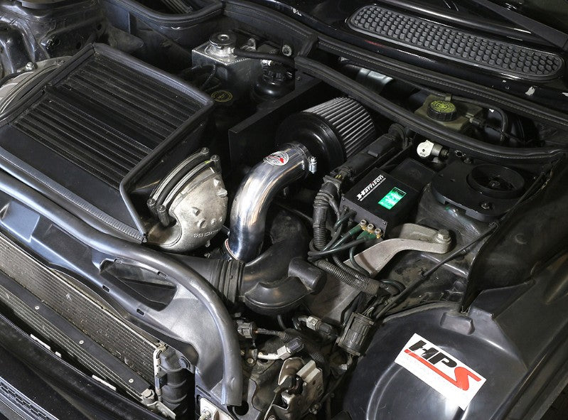 HPS Black Shortram Air Intake+Heatshield+Filter For 02-05 Mini Cooper S-Air Intake Systems-BuildFastCar-827-544WB-1