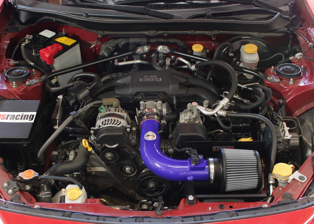 HPS Performance Blue Shortram Air Intake for 2012-2016 Scion FRS-Air Intake Systems-BuildFastCar-827-548BL-1