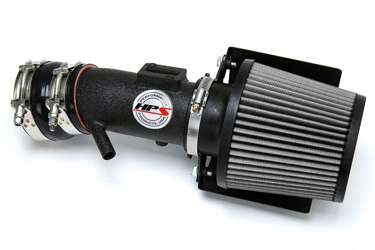HPS Performance Black Shortram Air Intake for 2007-2012 Nissan Altima V6 3.5L-Air Intake Systems-BuildFastCar-827-572WB