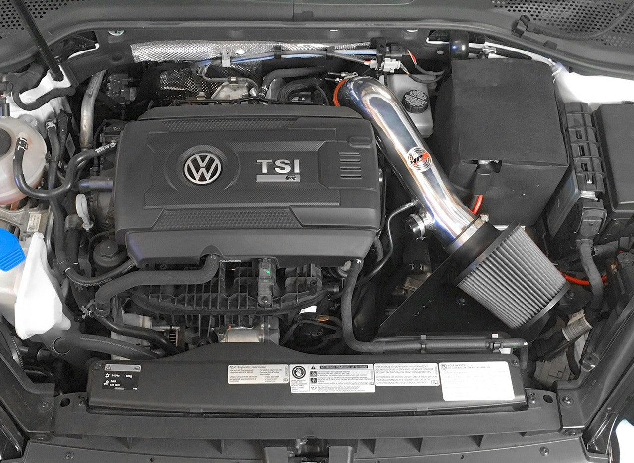 HPS Performance Red Shortram Air Intake for 2015-2017 Volkswagen GTI 2.0T TSI Turbo-Air Intake Systems-BuildFastCar-827-577R-1