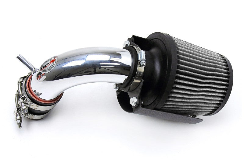 HPS Polish Shortram Air Intake+Heatshield with Filter For 14-15 Ford Fiesta 1.6L-Air Intake Systems-BuildFastCar-827-580P