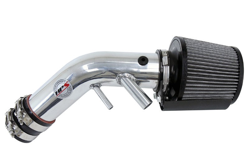 HPS Polish Shortram Air Intake+Heatshield with Filter For 16-17 Kia Optima LX-Air Intake Systems-BuildFastCar-827-594P-1