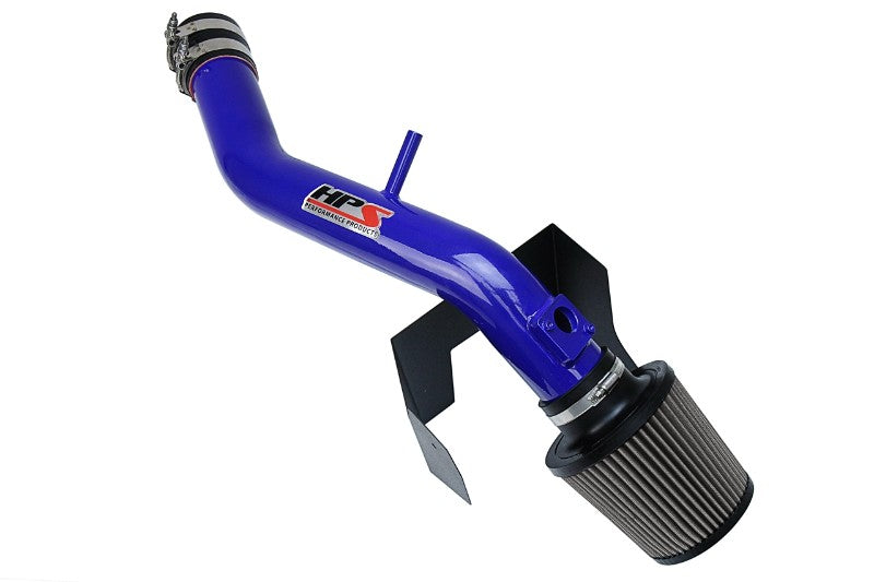 HPS Blue Shortram Air Intake+Heatshield with Filter For 06-13 Lexus IS350-Air Intake Systems-BuildFastCar-827-597BL-1