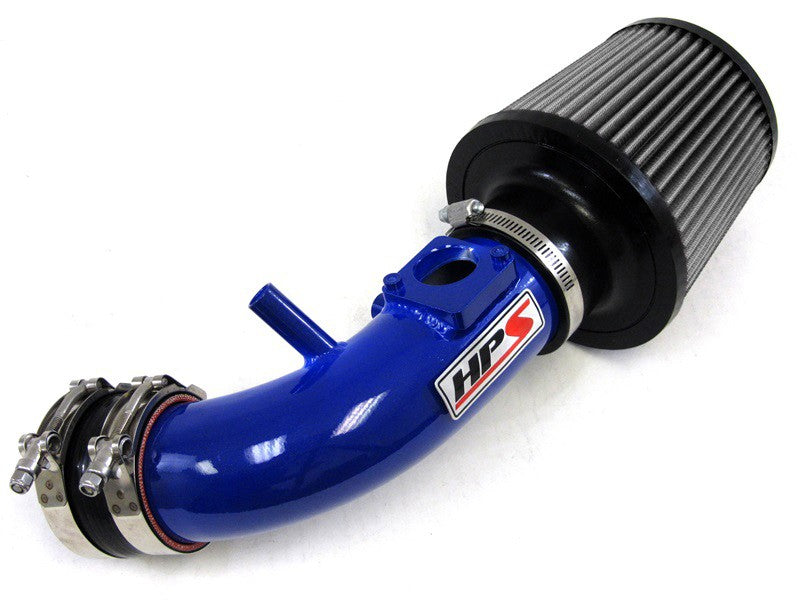 HPS Blue Shortram Air Intake with Filter For 07-13 Mazda Mazdaspeed 3 2.3L-Air Intake Systems-BuildFastCar-827-601BL