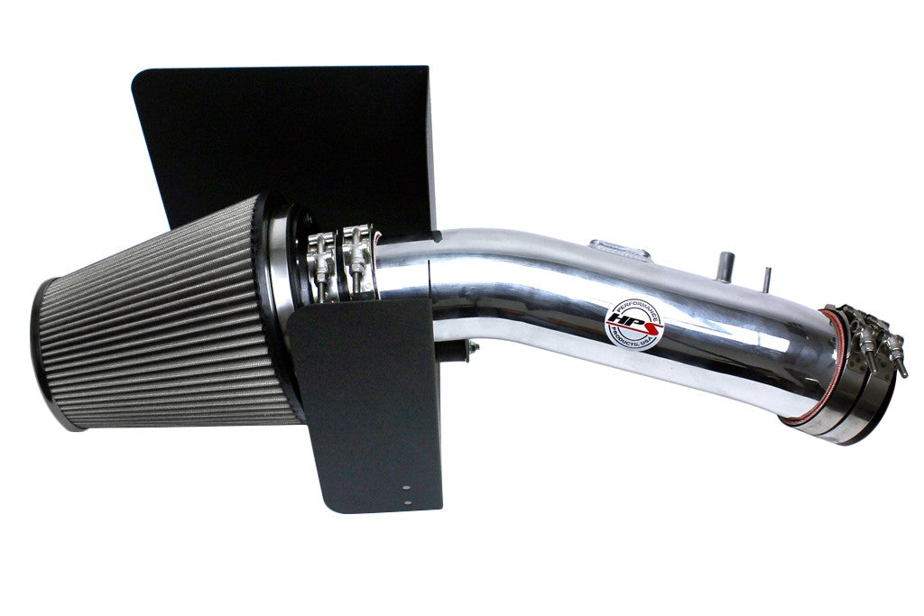 HPS Performance Polish Shortram Air Intake for 2007-2011 Toyota Tundra 5.7L V8-Air Intake Systems-BuildFastCar-827-629P-1