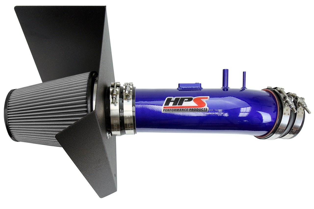 HPS Performance Blue Shortram Air Intake for 2012-2019 Toyota Tundra 5.7L V8-Air Intake Systems-BuildFastCar-827-630BL