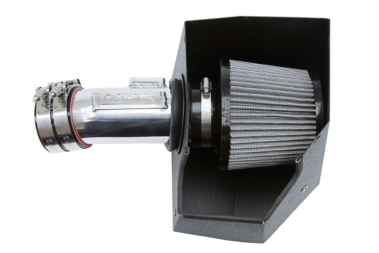 HPS 827-656P Polish Aluminum Shortram Air Intake w/Heat Shield For 18+ Honda Accord 2.0L Turbo