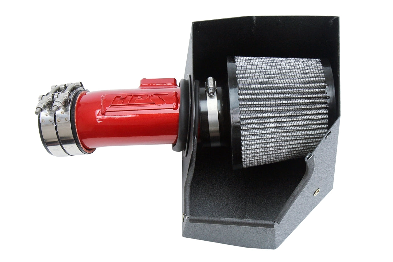 HPS Red Shortram Air Intake Heat Shield Kit 18-22 Honda Accord 2.0L Turbo CV2