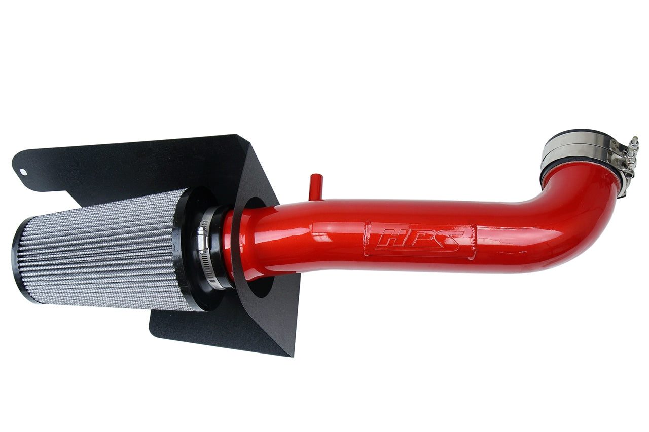 HPS Red Shortram Air Intake Heat Shield Kit 12-18 Jeep Wrangler JK 3.6L V6