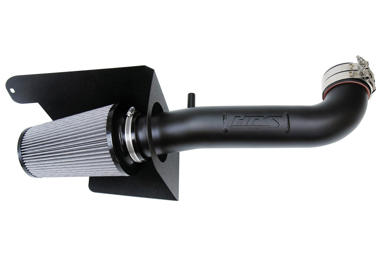 HPS Black Shortram Air Intake Heat Shield Kit 12-18 Jeep Wrangler JK 3.6L V6