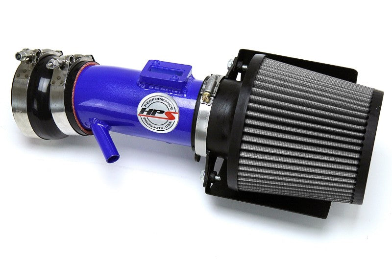 HPS Blue Shortram Air Intake+Heatshield with Filter For 15-18 Nissan Murano-Air Intake Systems-BuildFastCar-827-680BL-1