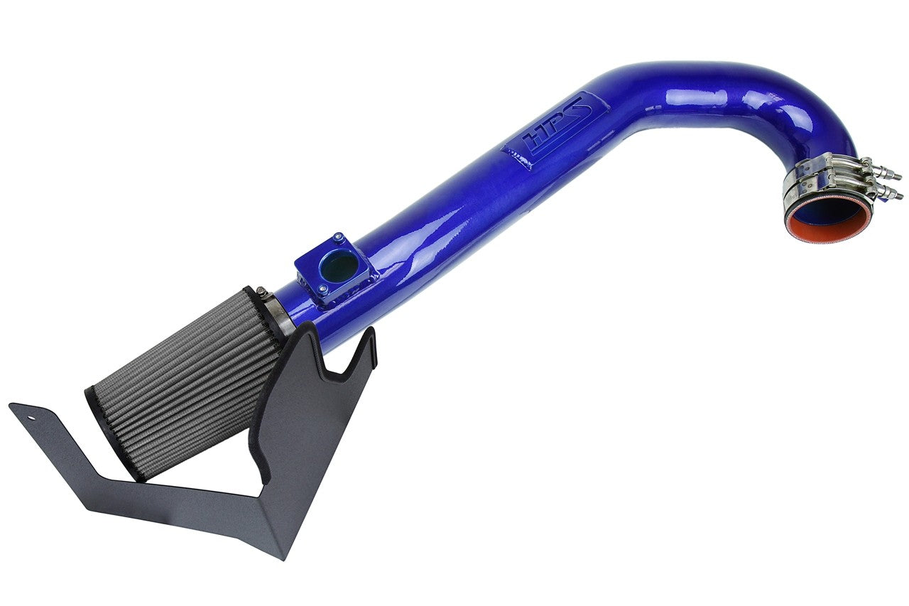 HPS Blue Shortram Air Intake + Heat Shield for 17-21 Subaru Impreza 2.0L Non Turbo